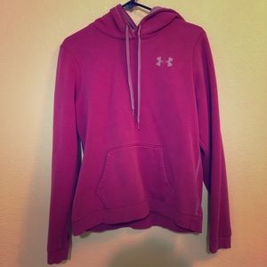 Pink Under Armour hoodie